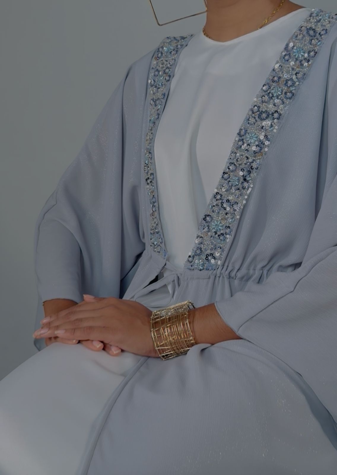 Tailor working on fabric